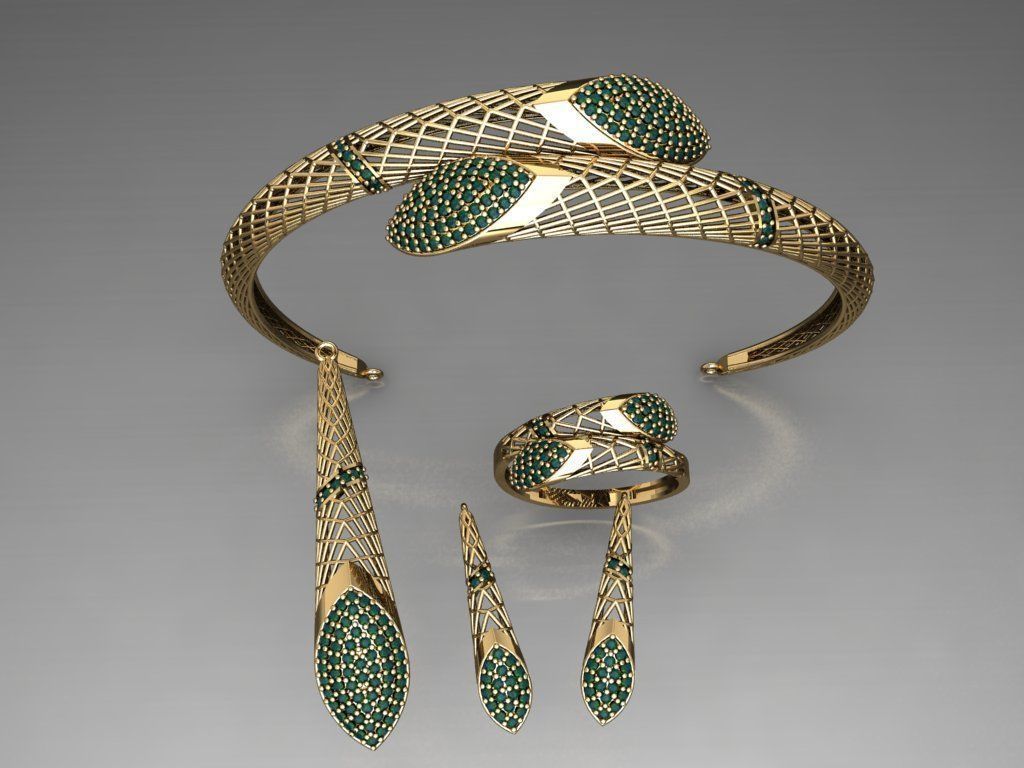 Z03- Diamond set 3D print model_2