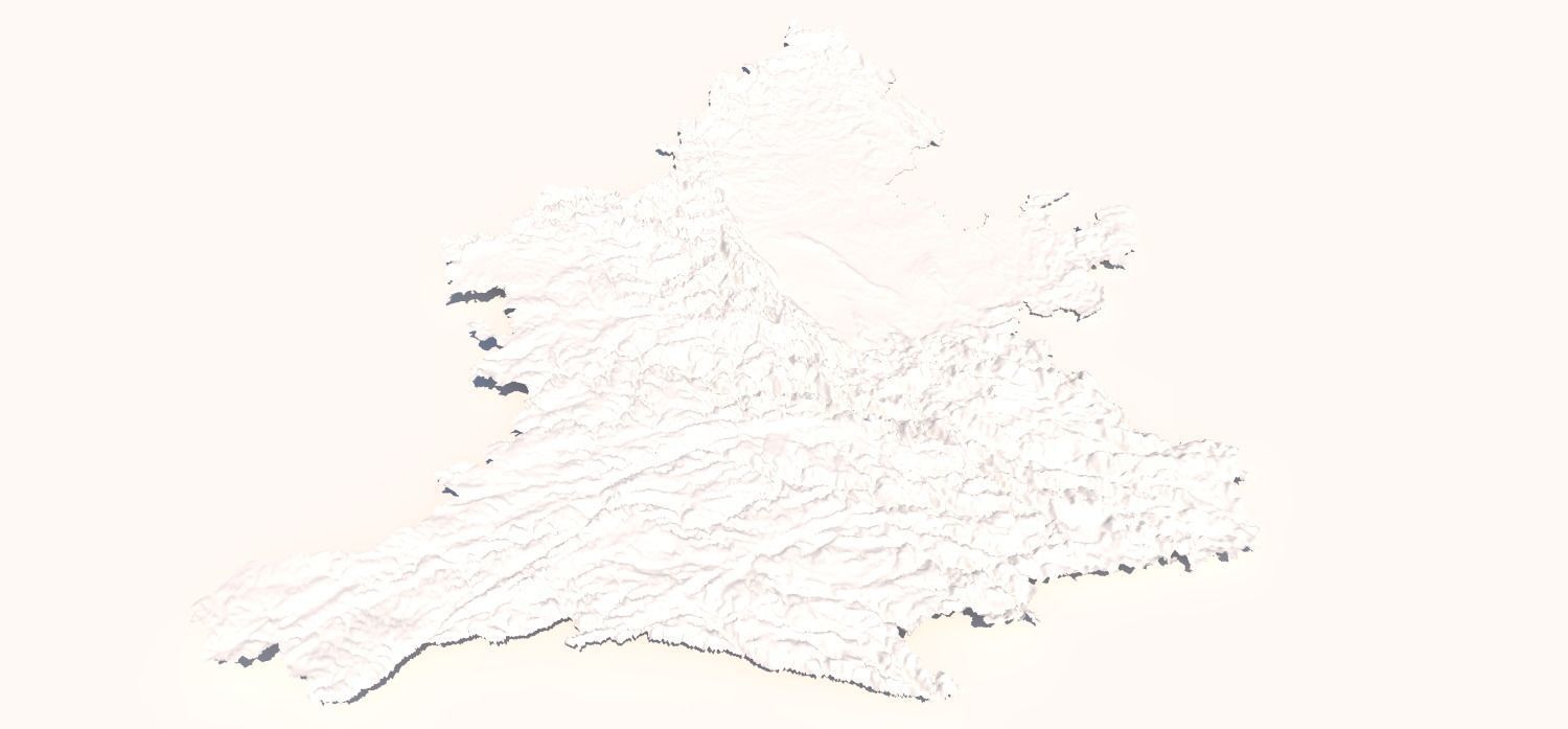 SICHUAN Terrian Topography Digital Elevation SKP MAX 3D model_3