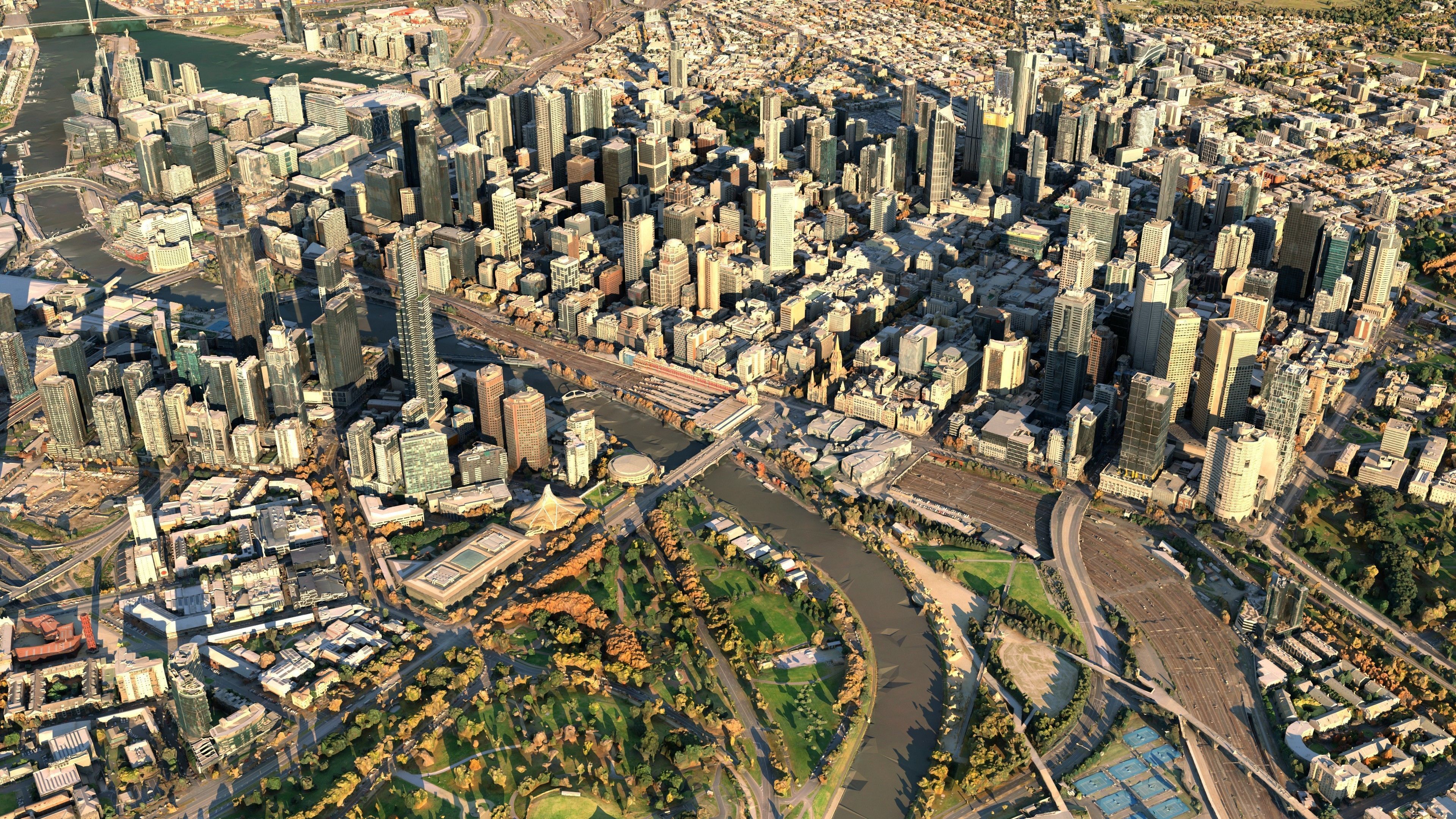 Melbourne 3D Model Scan Low-poly 3D model_1
