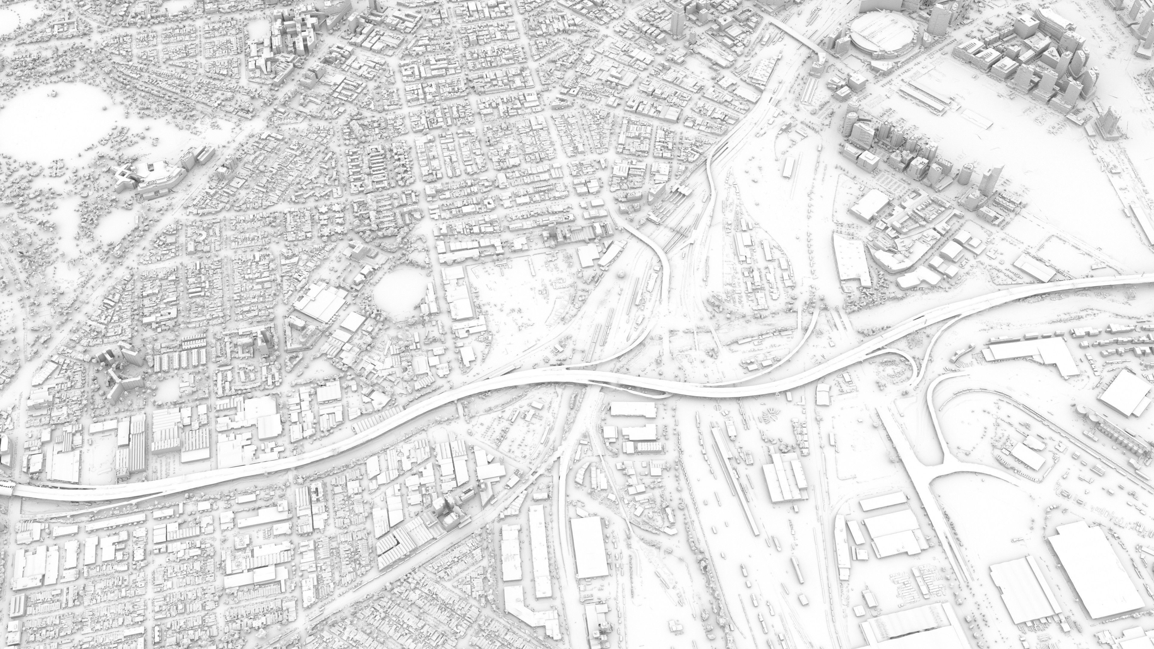 Melbourne 3D Model Scan Low-poly 3D model_10