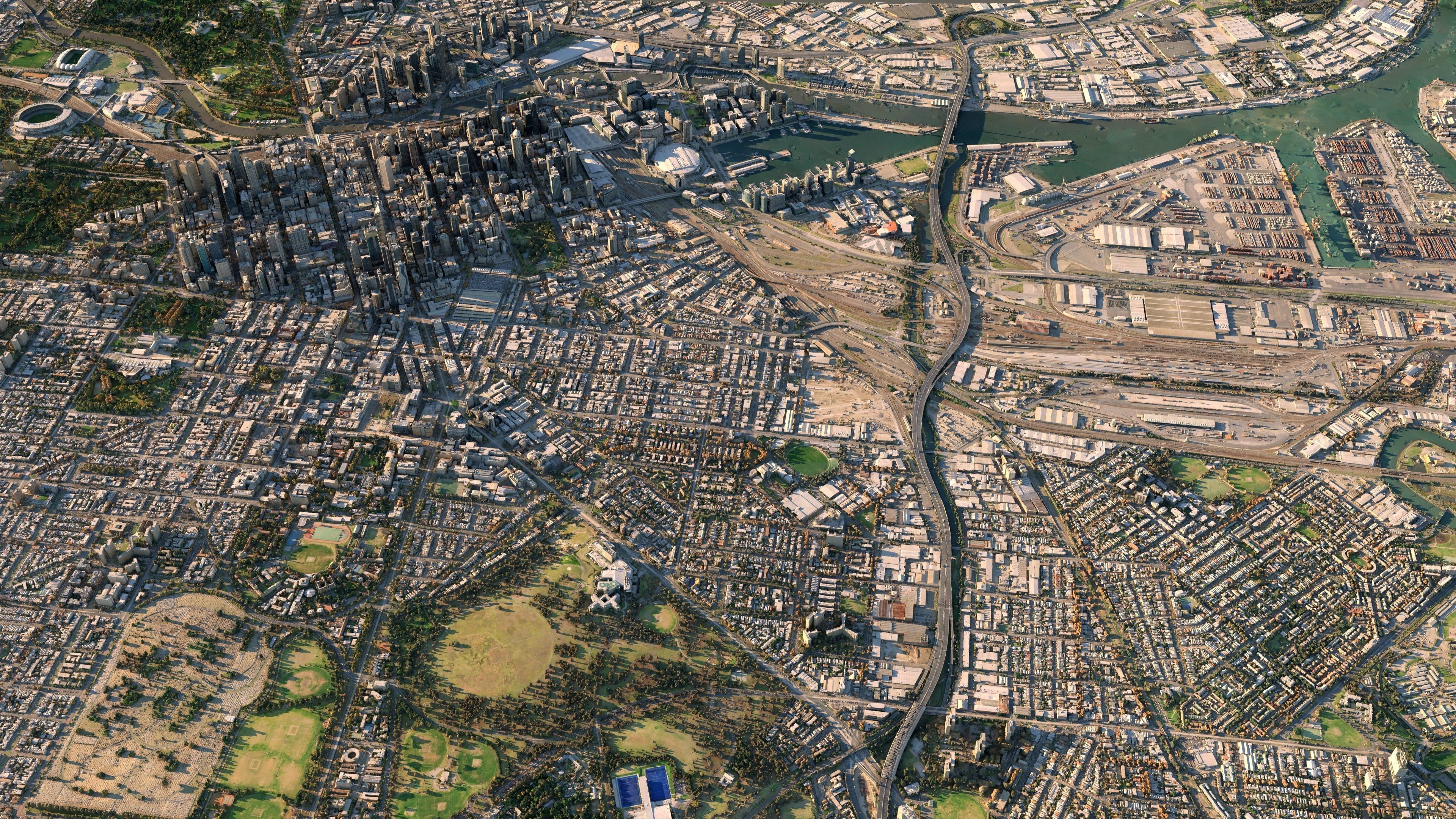 Melbourne 3D Model Scan Low-poly 3D model_4