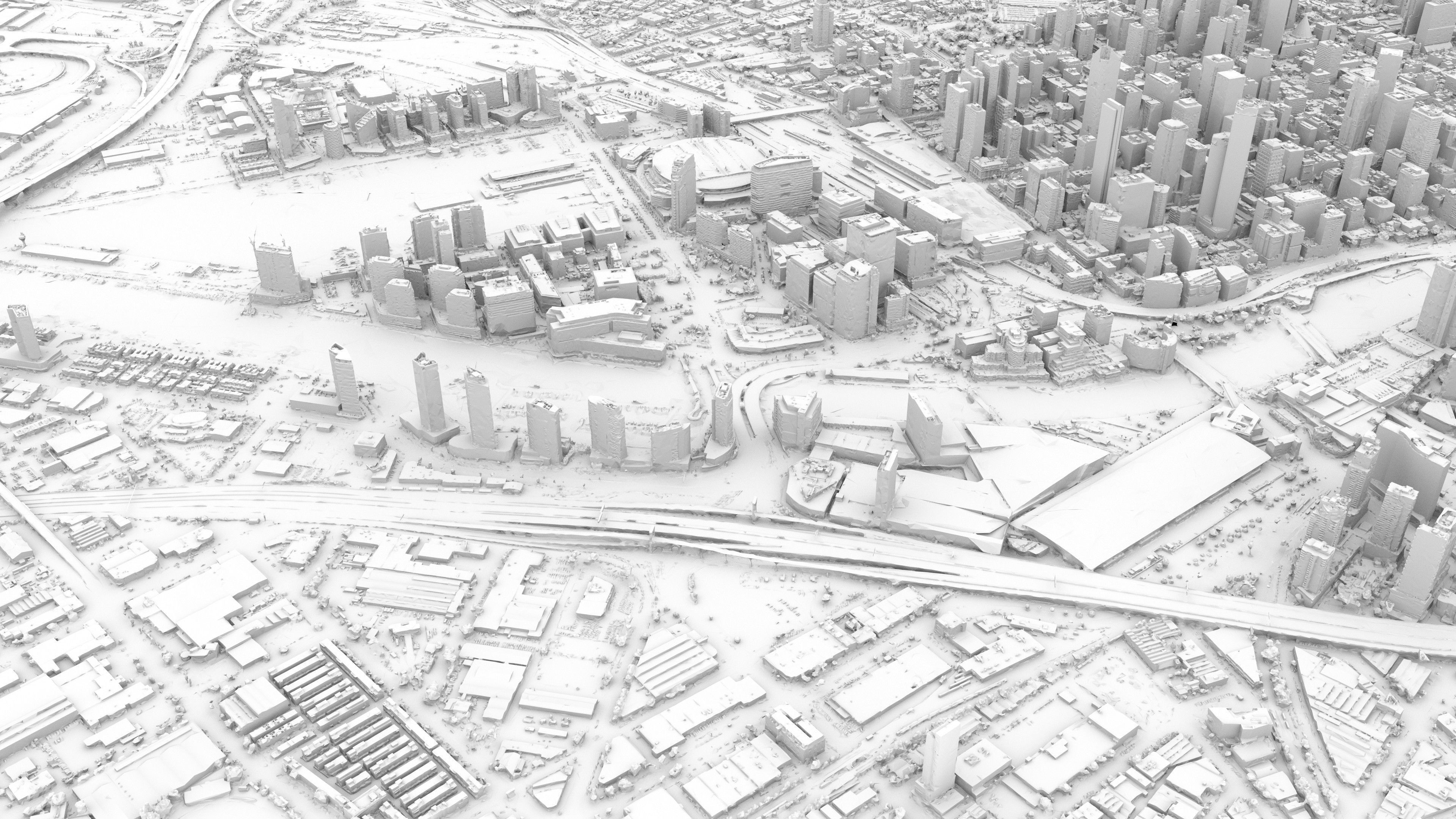 Melbourne 3D Model Scan Low-poly 3D model_8