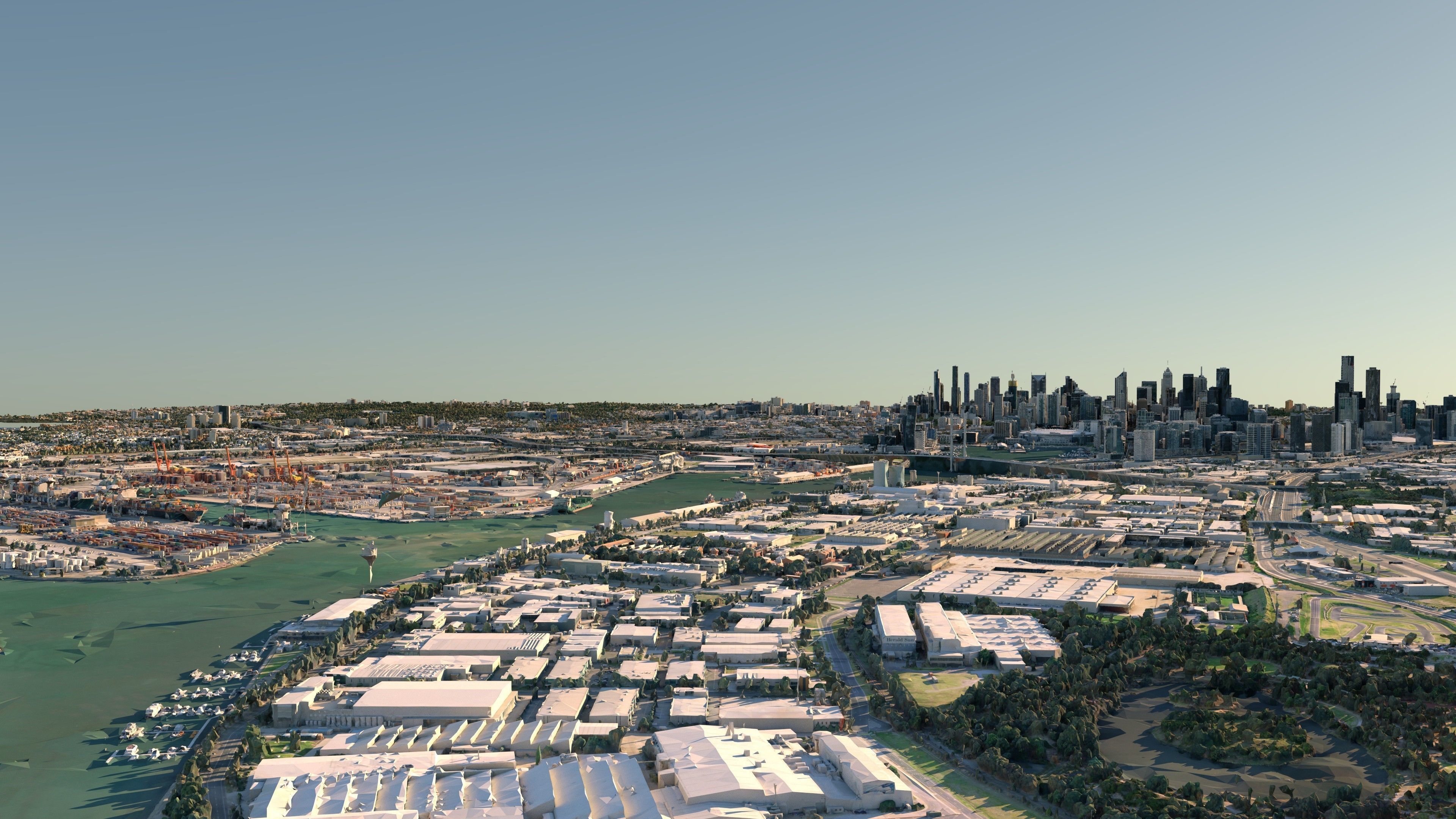 Melbourne 3D Model Scan Low-poly 3D model_19
