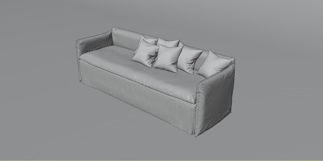 Cozy Sofa 3D-Model 3D model_4