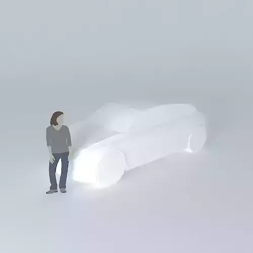 Car NEG template monospace Free 3D model