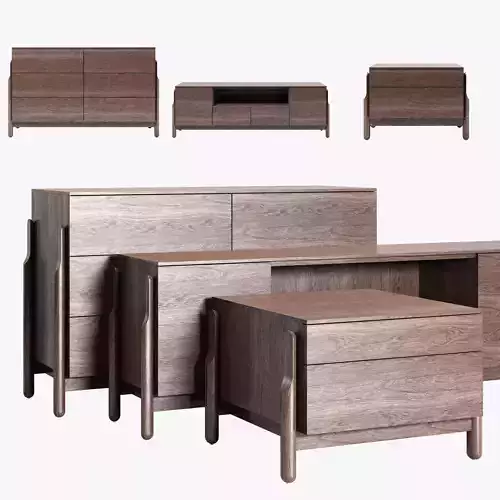 Zegen ASH chest of drawers set
