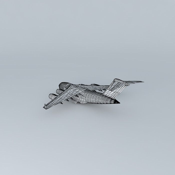 AirPlane NEG ( c17) Free 3D model_4