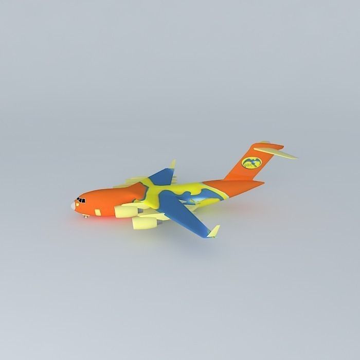 AirPlane NEG ( c17) Free 3D model_2