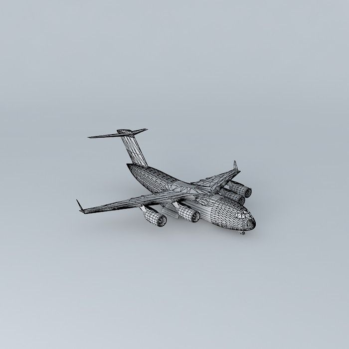 AirPlane NEG ( c17) Free 3D model_3