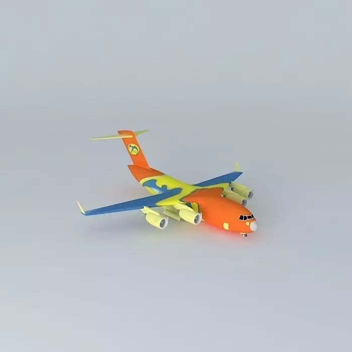 AirPlane NEG ( c17) Free 3D model_0