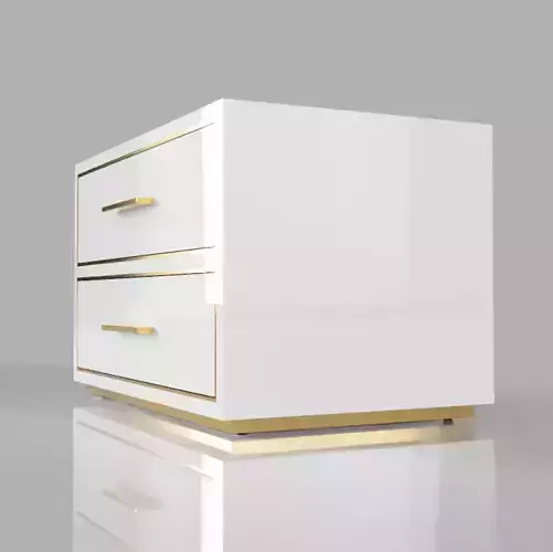 Nightstand with 2 drawers