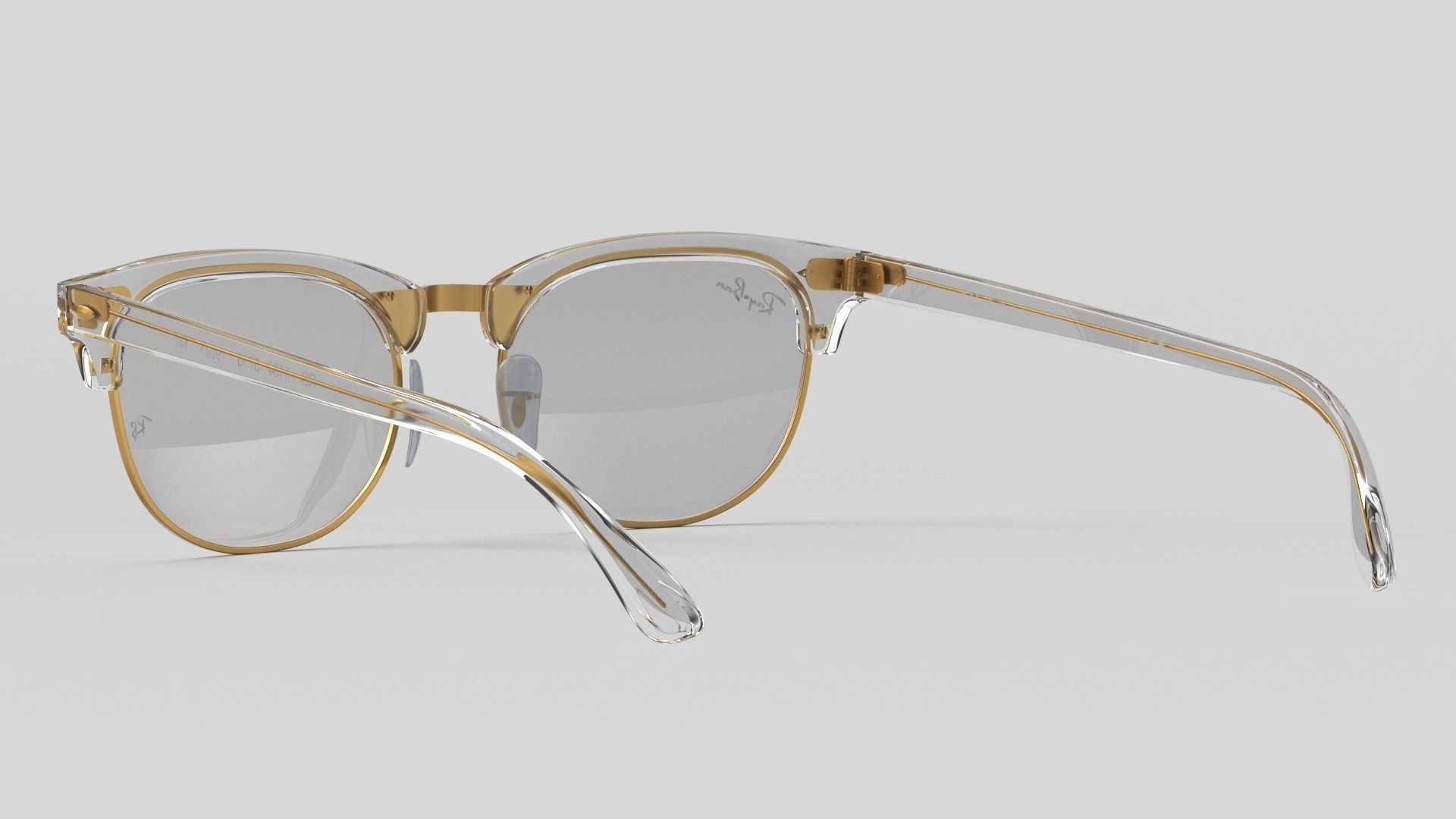 Ray-Ban eyeglasses RB5154 Single Transparent Open 3D model_32