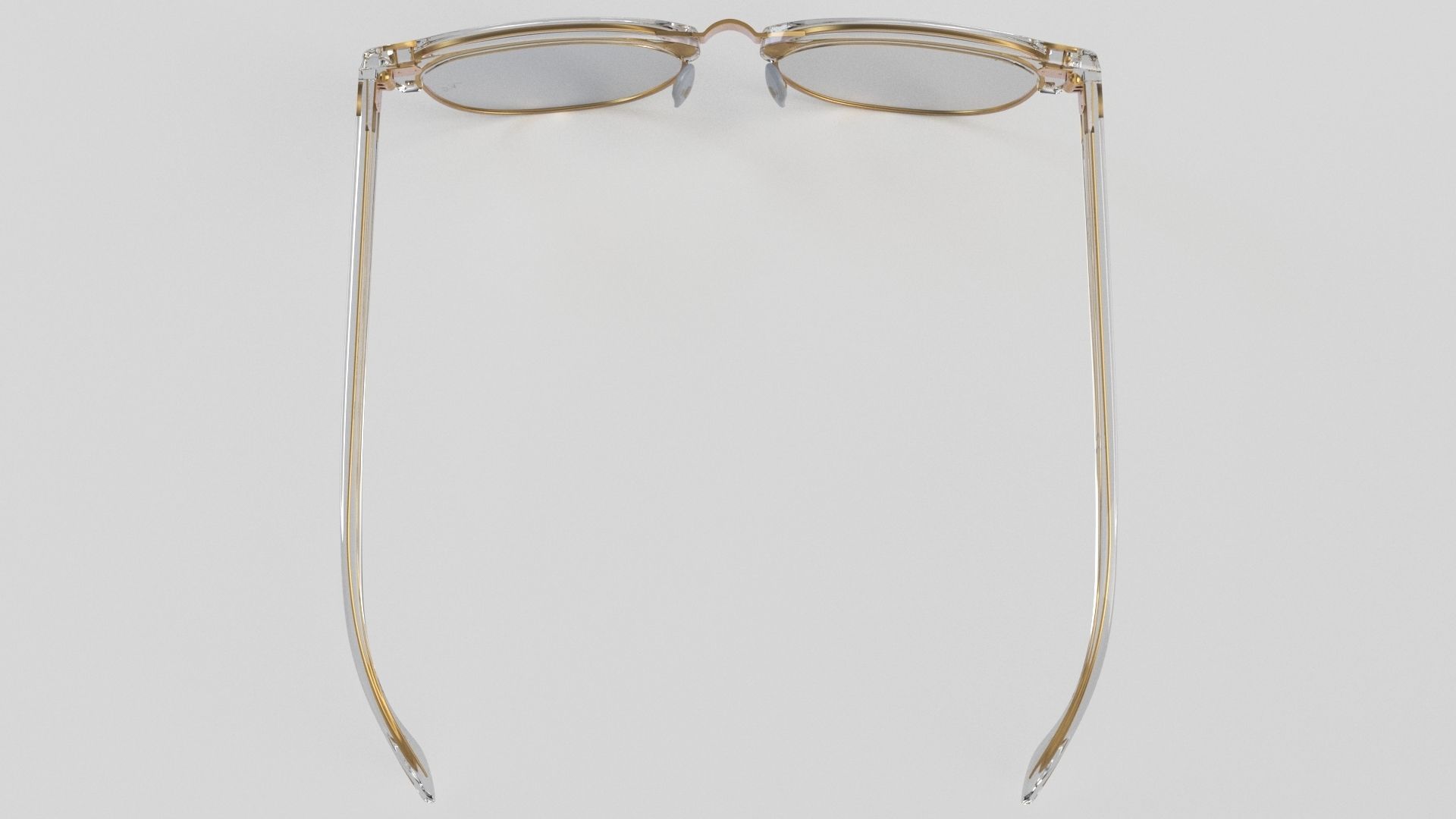 Ray-Ban eyeglasses RB5154 Single Transparent Open 3D model_17