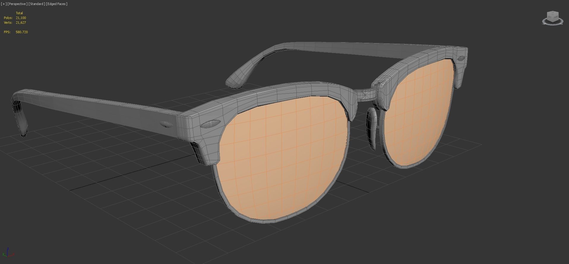 Ray-Ban eyeglasses RB5154 Single Transparent Open 3D model_8