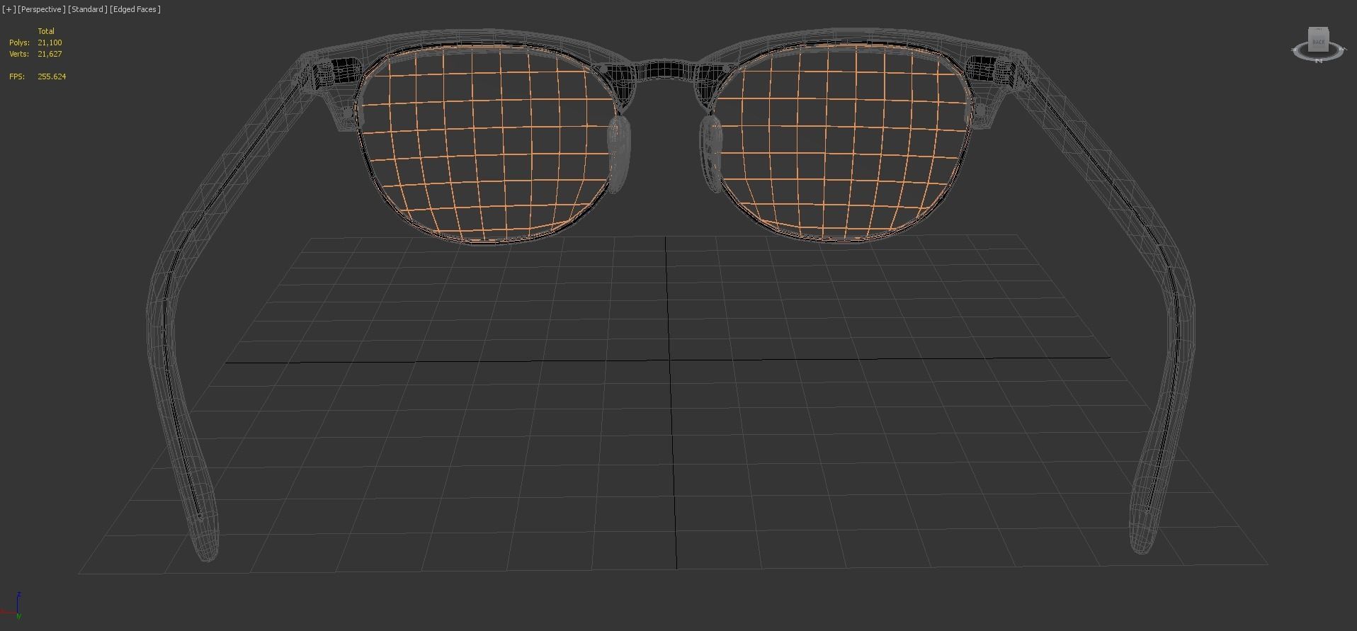Ray-Ban eyeglasses RB5154 Single Transparent Open 3D model_6