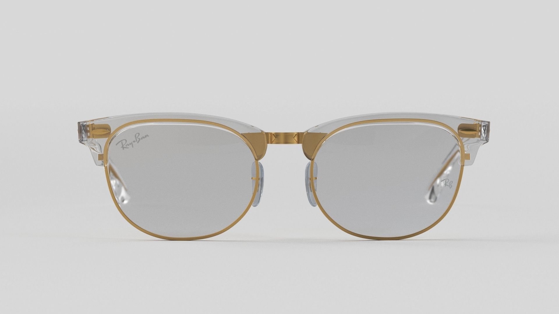 Ray-Ban eyeglasses RB5154 Single Transparent Open 3D model_22