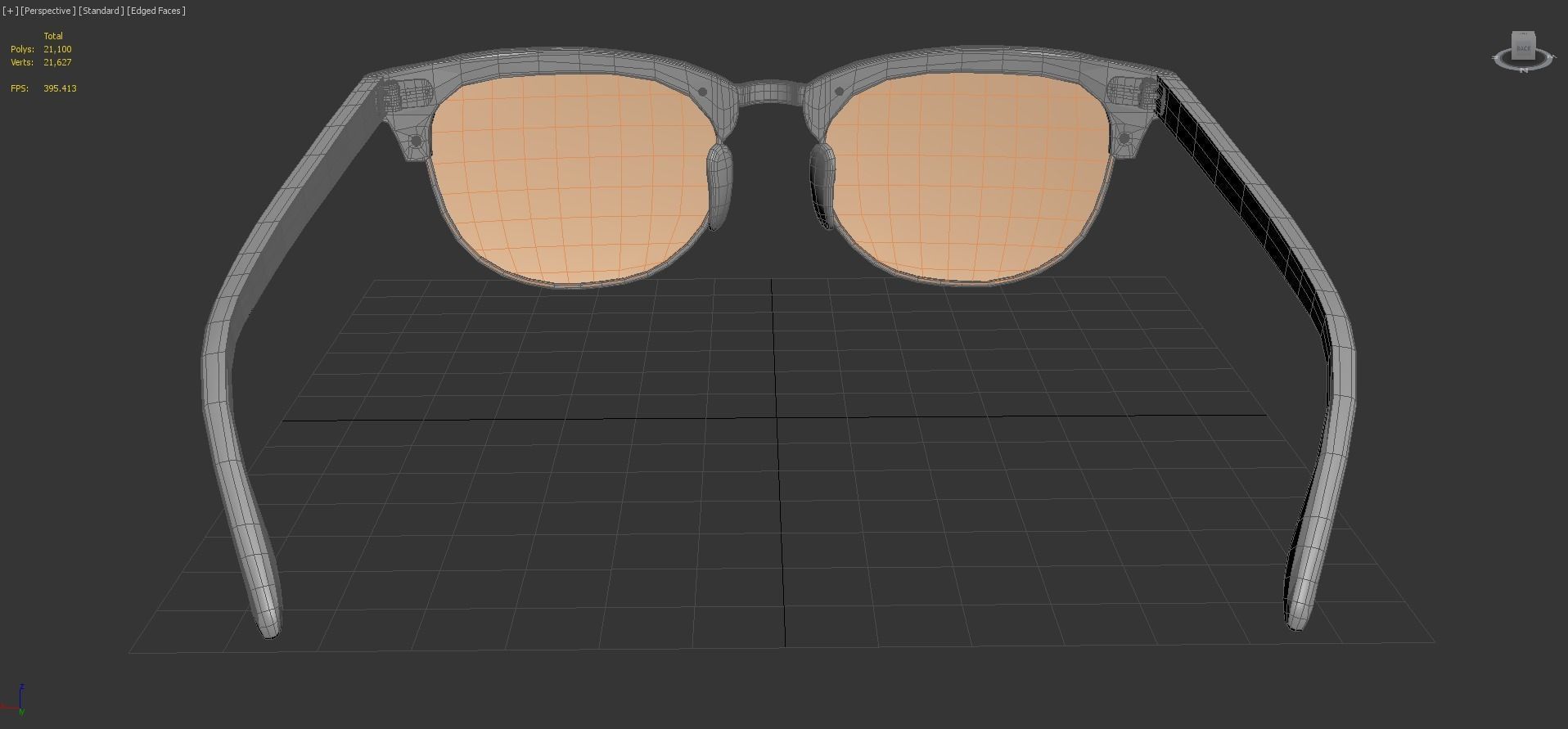 Ray-Ban eyeglasses RB5154 Single Transparent Open 3D model_9