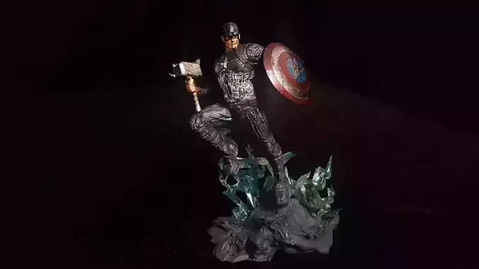 CAPTAIN AMERICA AVENGERS ENDGAME MARVEL MODEL FOR 3D PRINT
