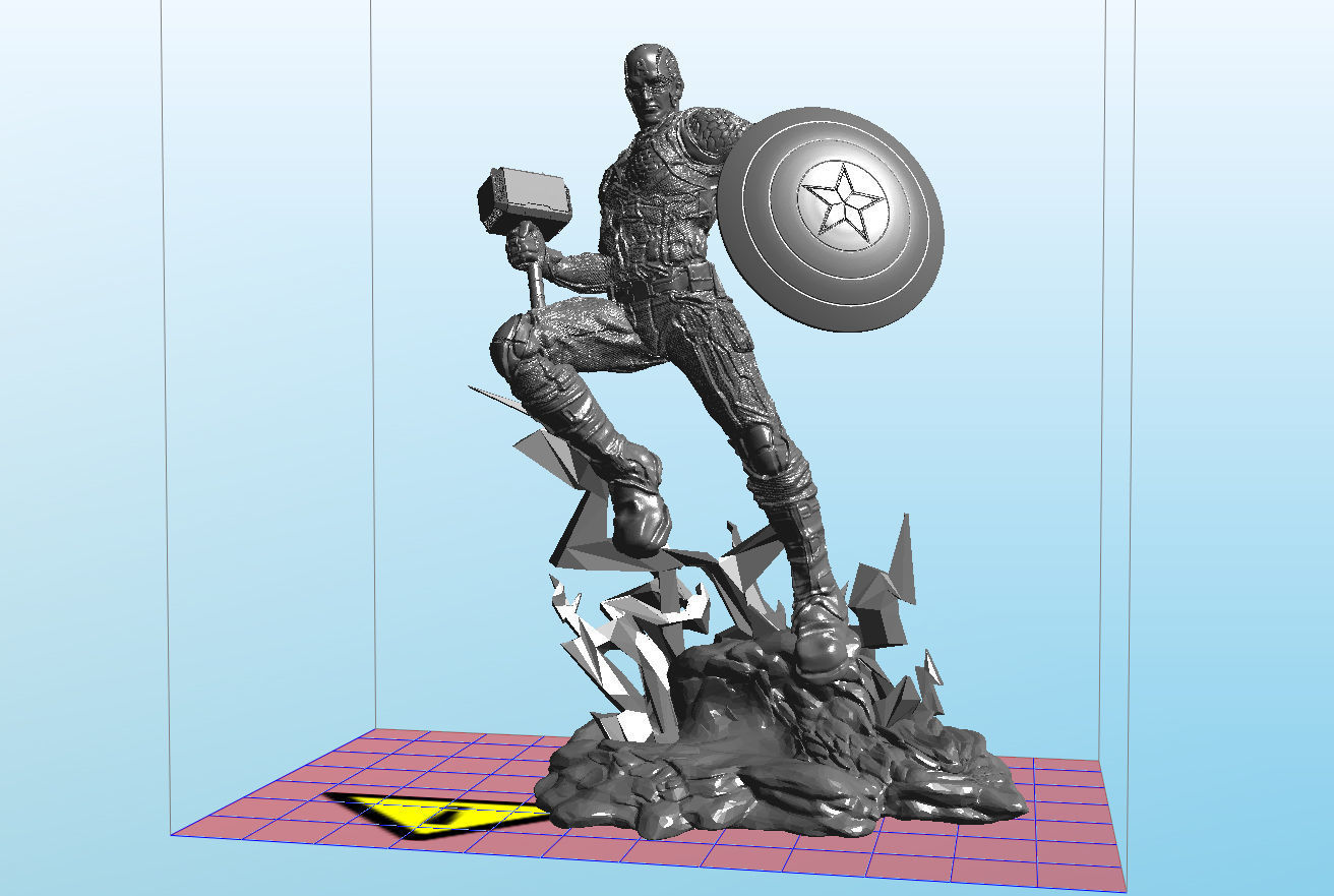 CAPTAIN AMERICA AVENGERS ENDGAME MARVEL MODEL FOR 3D PRINT 3D print model_5