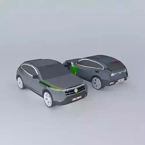 4x4 Car NEG E2 design Free 3D model