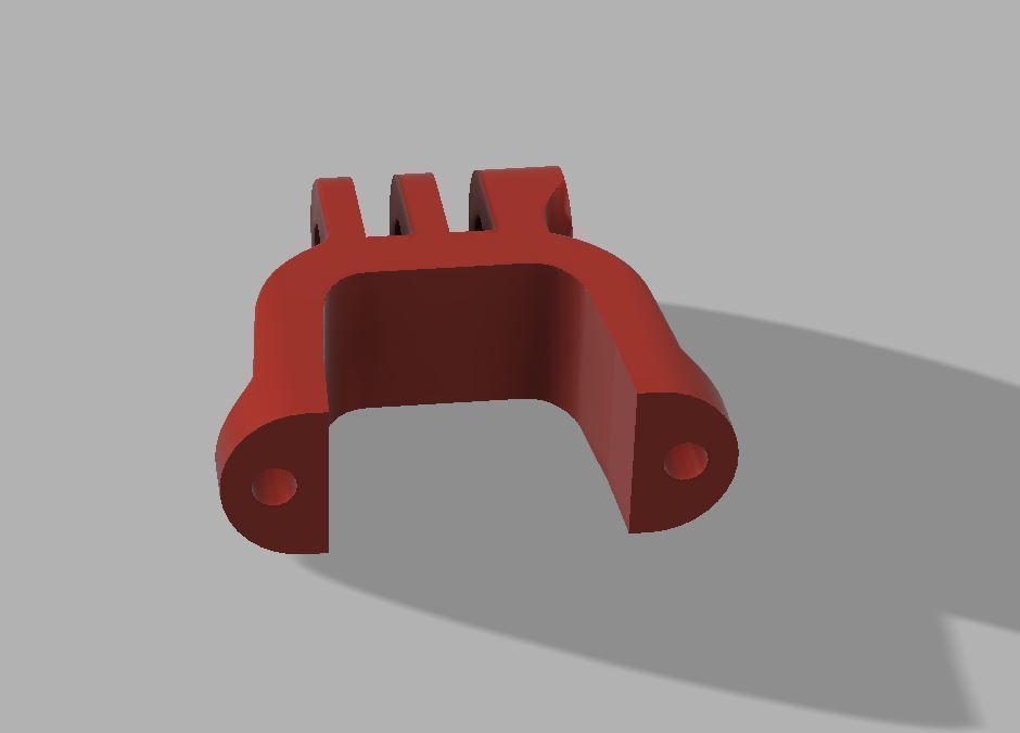 Canyon S27 Seat Post Go Pro mount 3D print model_2