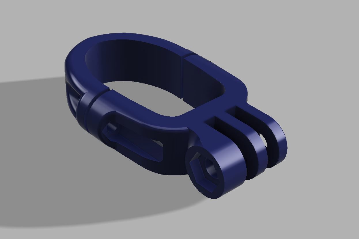 Canyon S27 Seat Post Go Pro mount 3D print model_4