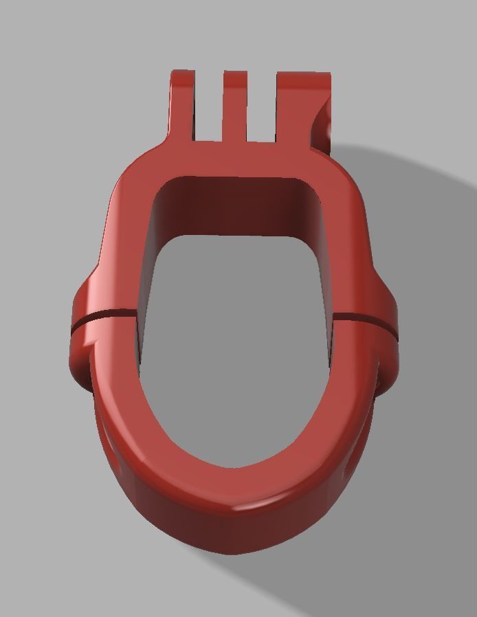 Canyon S27 Seat Post Go Pro mount 3D print model_8