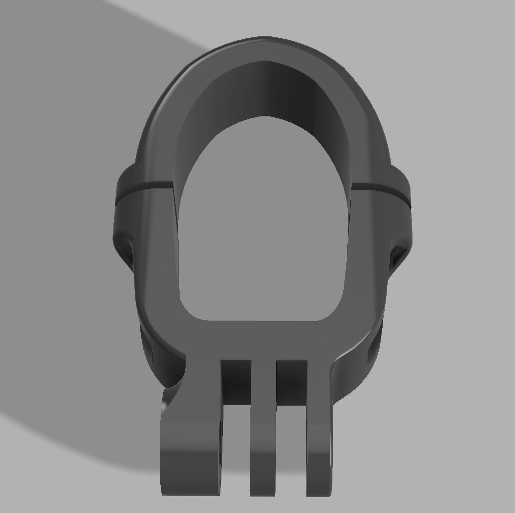Canyon S27 Seat Post Go Pro mount 3D print model_5
