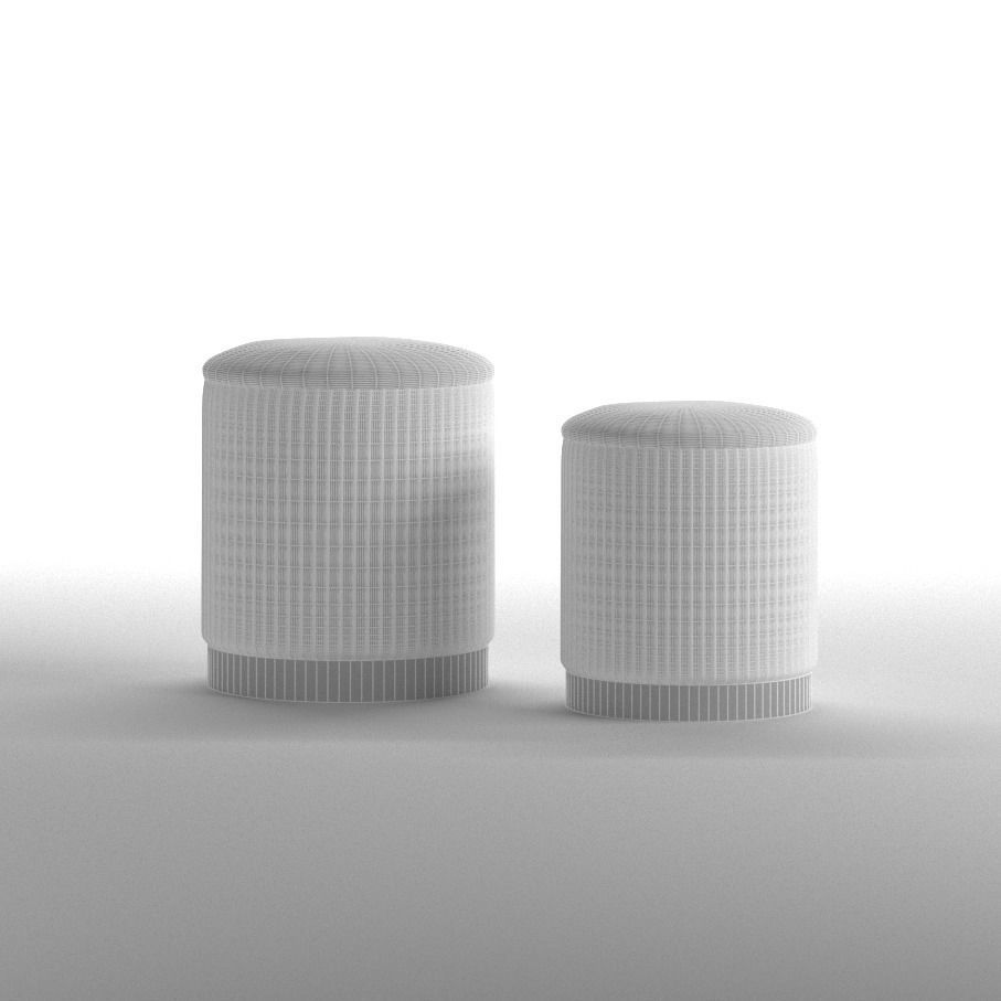 Ottoman Mobexpert GILL 3D model_1