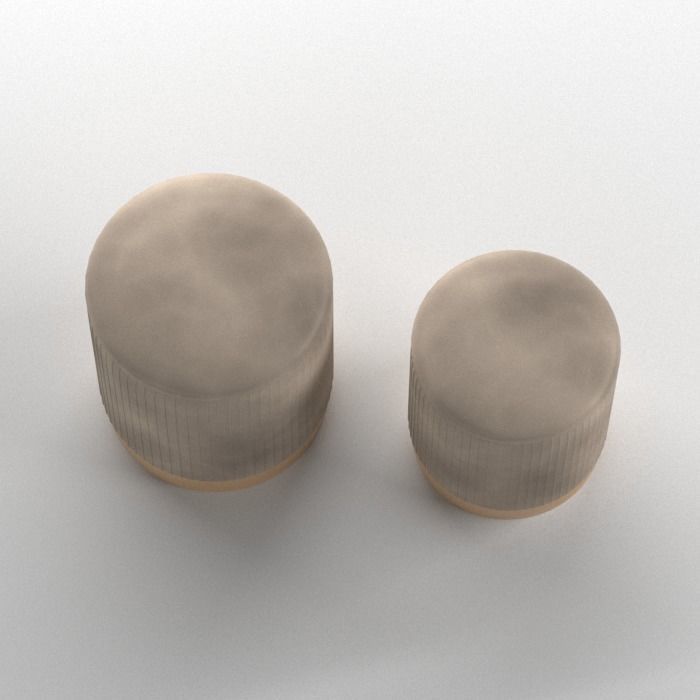 Ottoman Mobexpert GILL 3D model_3