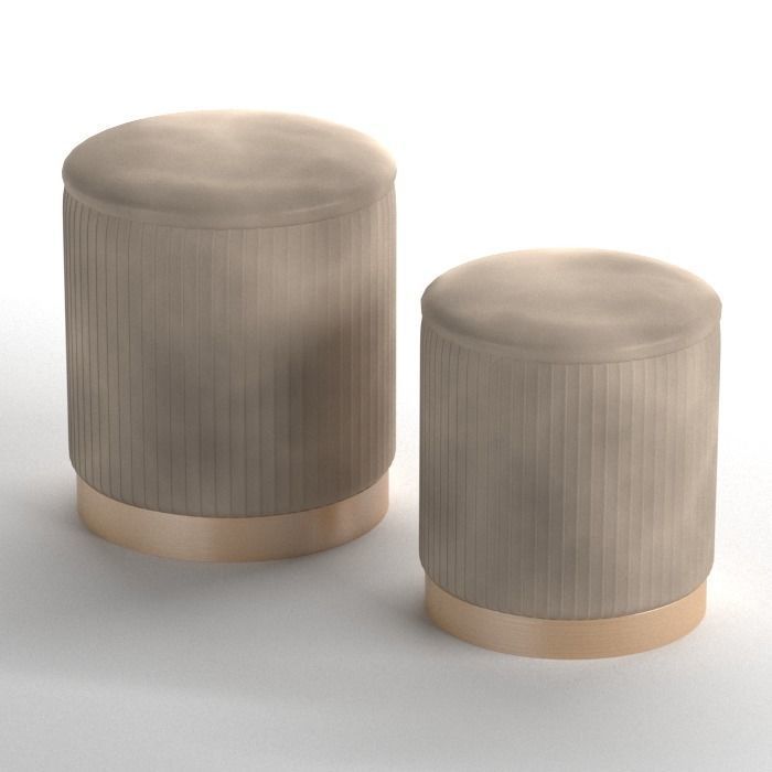 Ottoman Mobexpert GILL 3D model_2