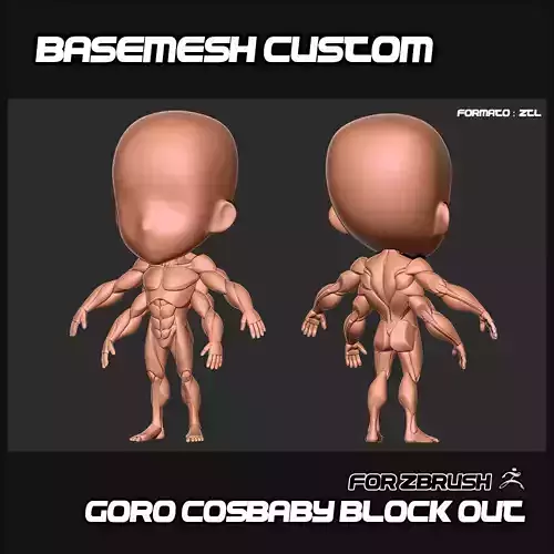 BASEMESH BLOCK-OUT - GORO COSBABY