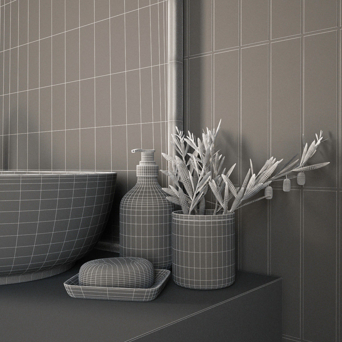 Bathroom 40 3D model_5