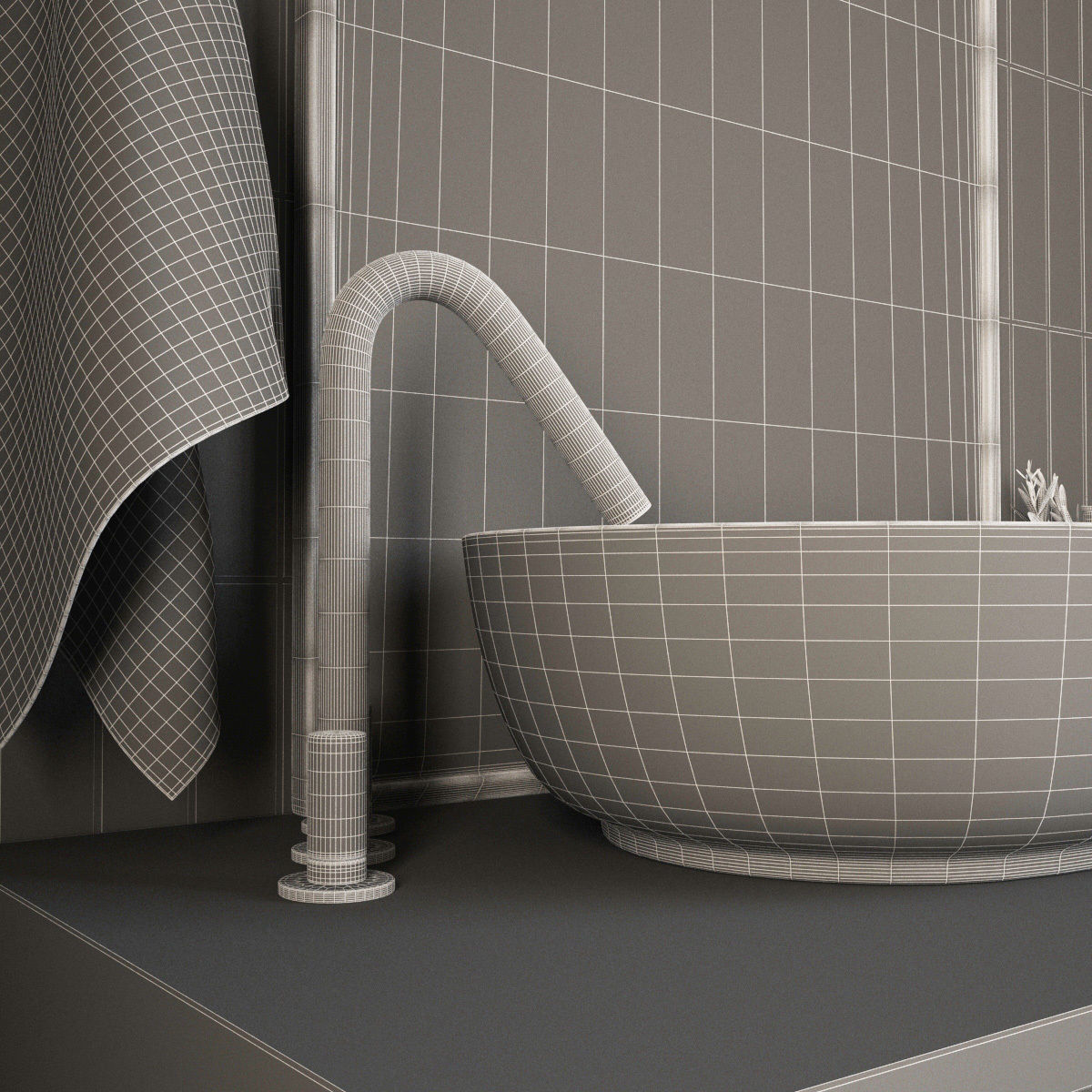Bathroom 40 3D model_7