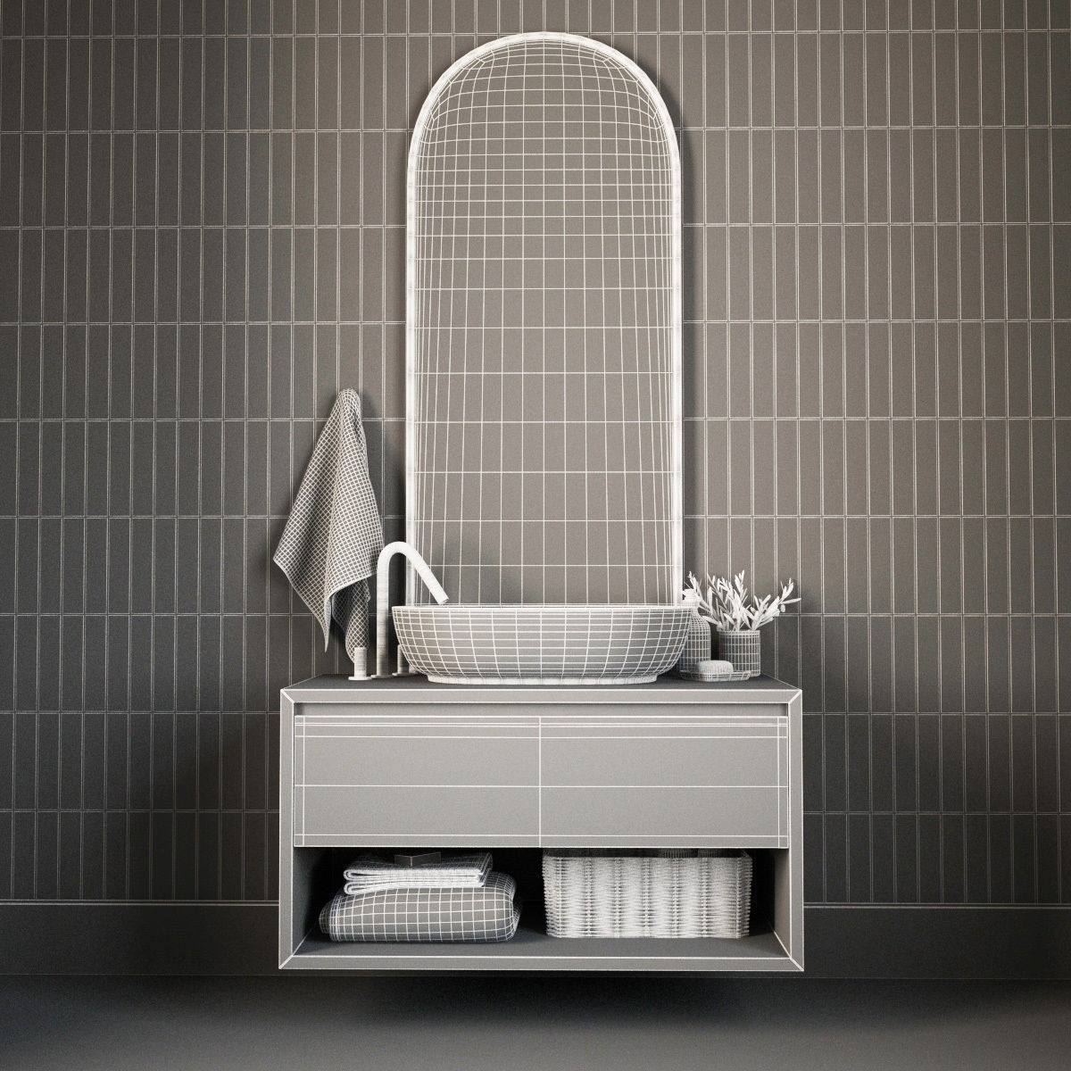 Bathroom 40 3D model_6