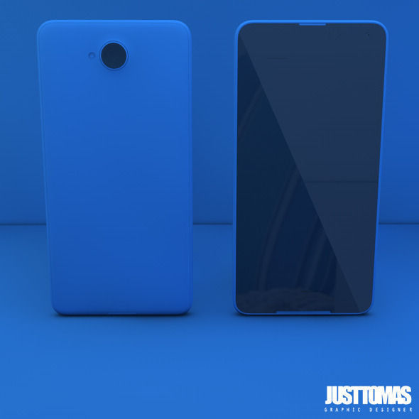 Microsoft Lumia 650 Low-poly 3D model_7