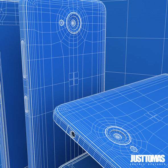 Microsoft Lumia 650 Low-poly 3D model_5