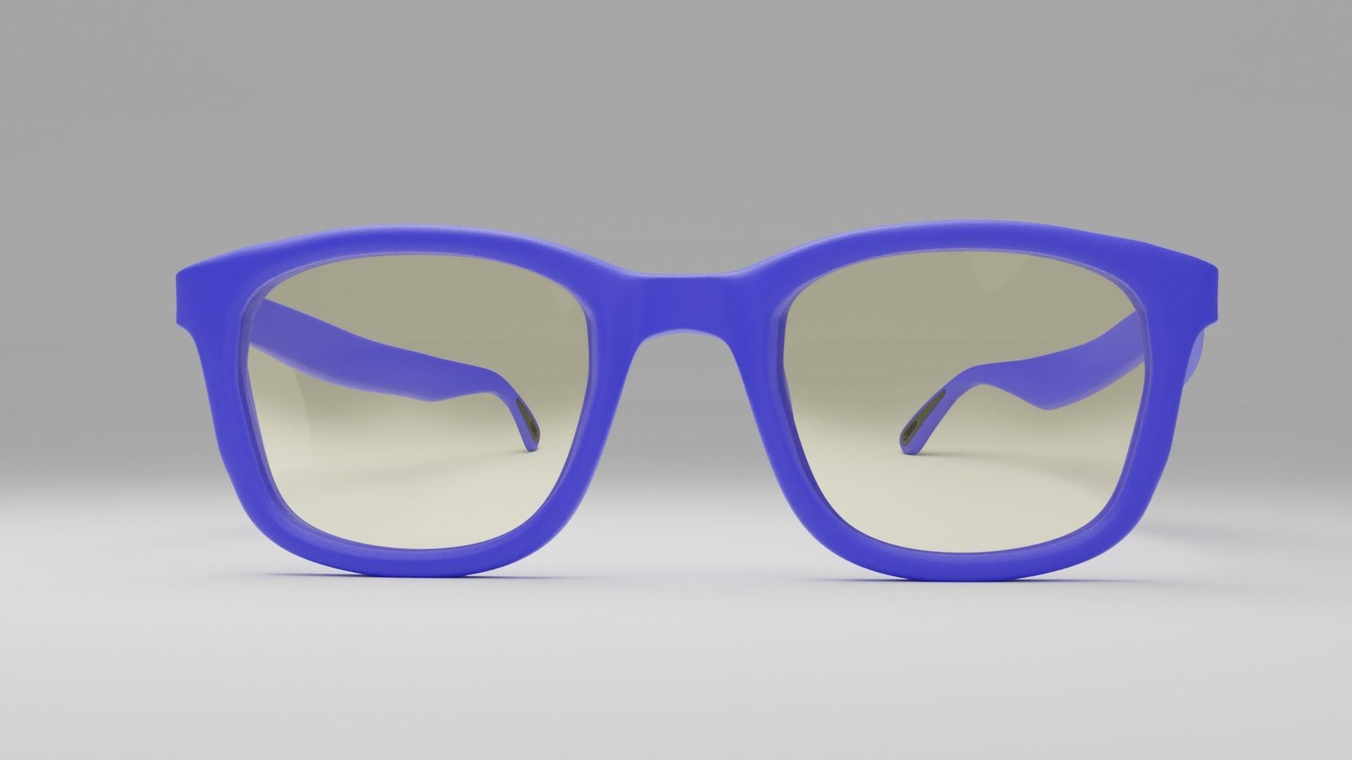Glass or Spectacles  Low-poly 3D model_2