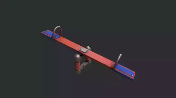 Playground Seesaw - Red