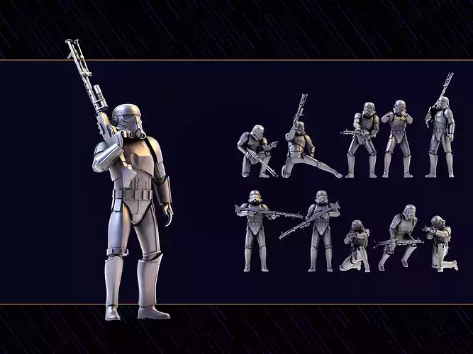 10 Figure Stormtrooper Printable Set-03