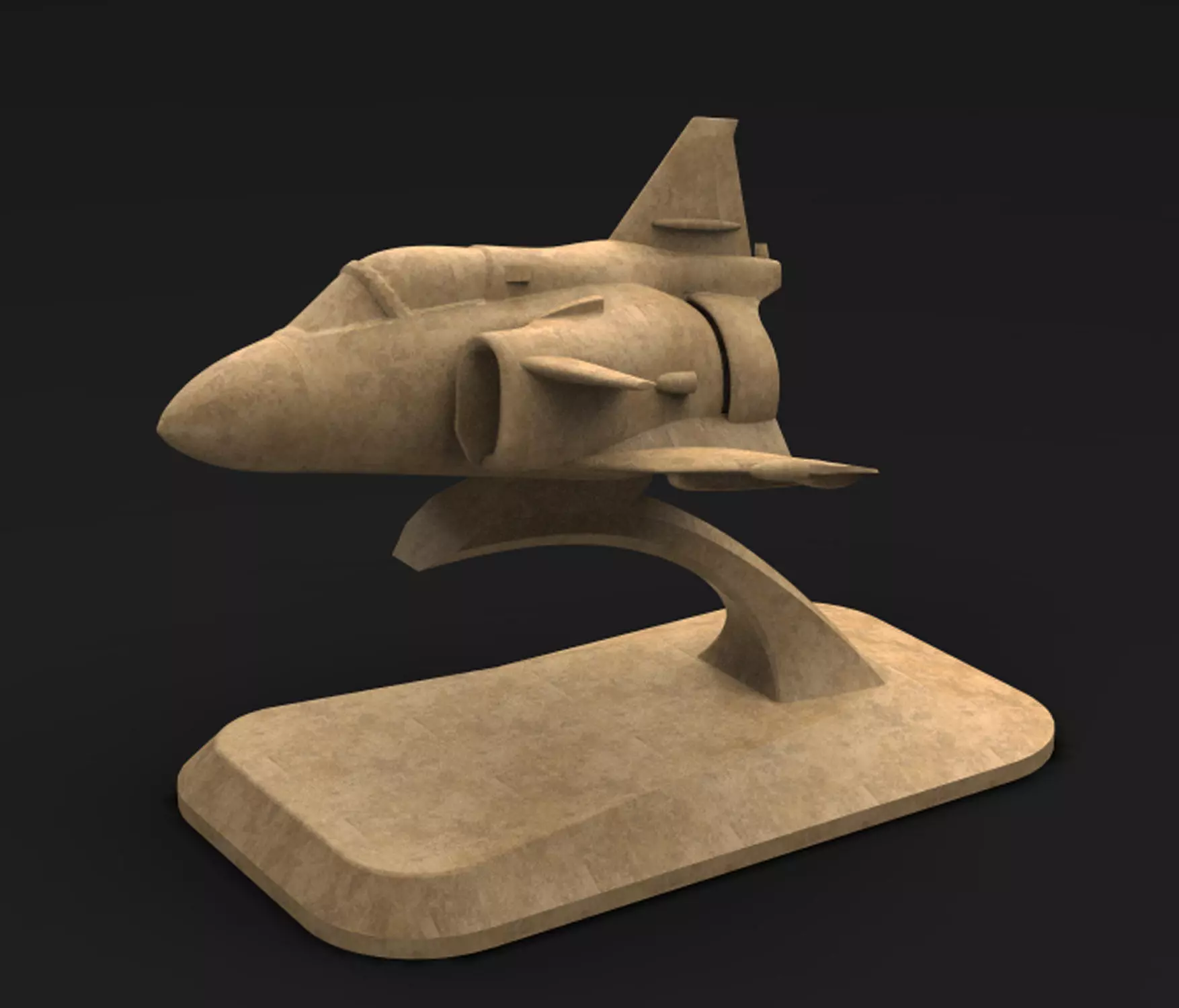 Airplane Toy 3D Model 3D model_0