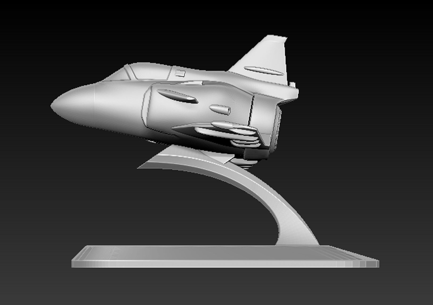Airplane Toy 3D Model 3D model_3