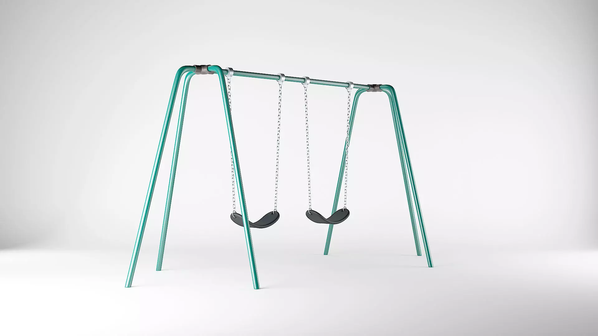 Playground Swing 3D model_0