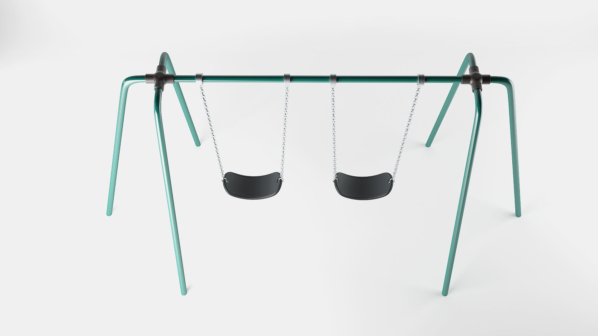 Playground Swing 3D model_5
