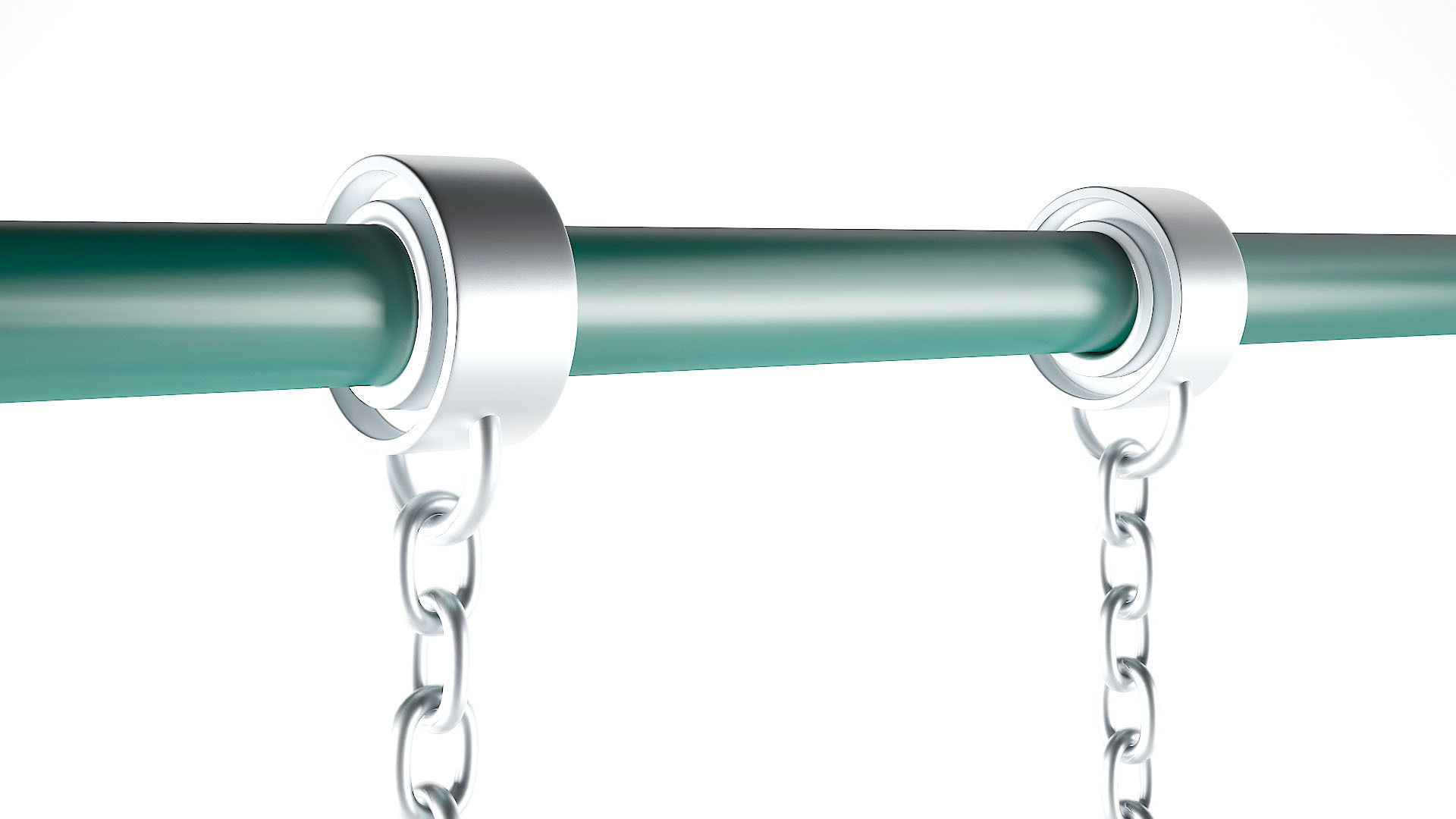 Playground Swing 3D model_7