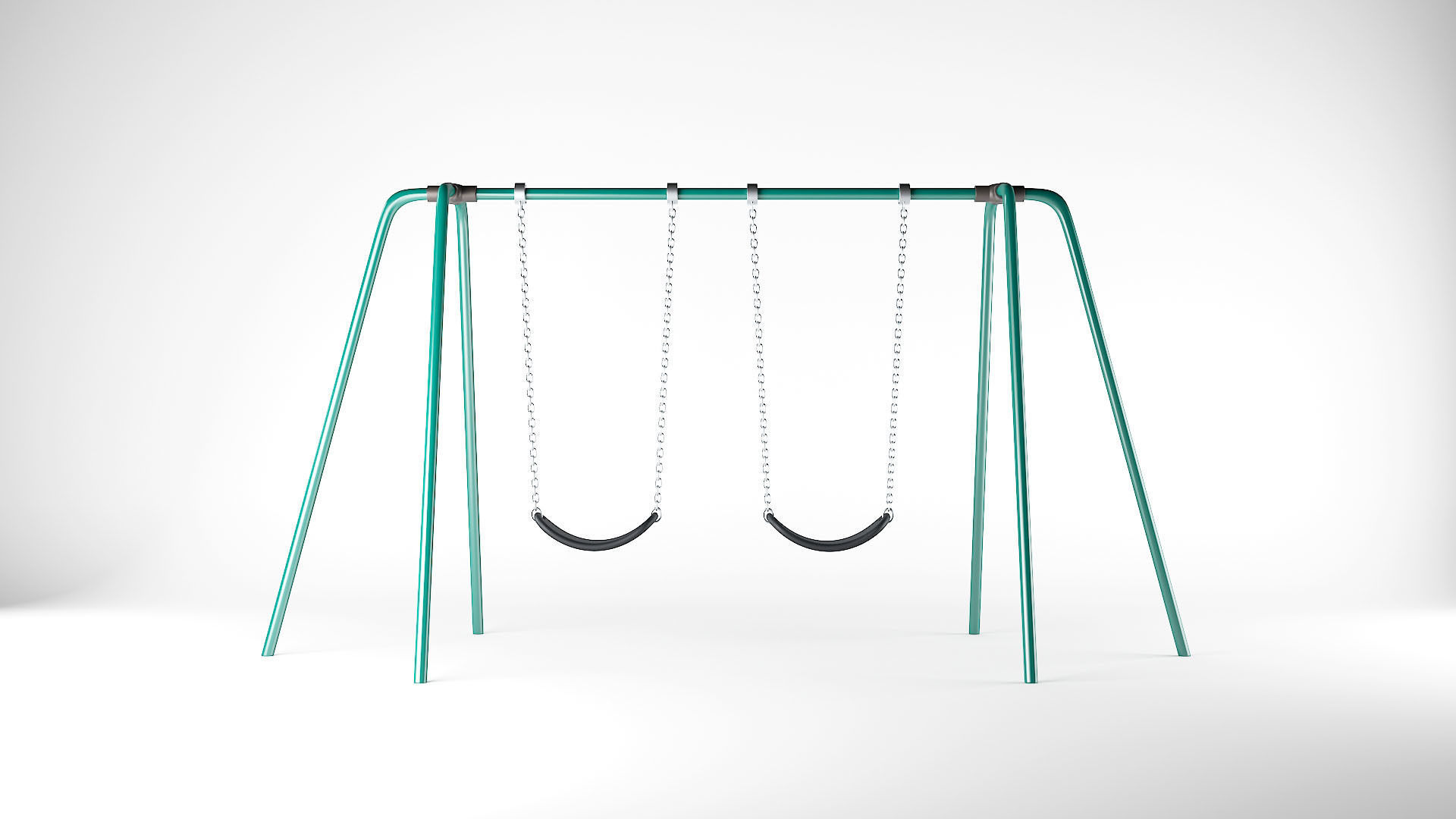 Playground Swing 3D model_1
