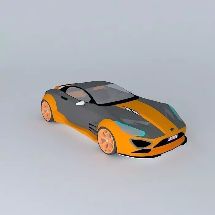 Sport car NEG SLN Free 3D model
