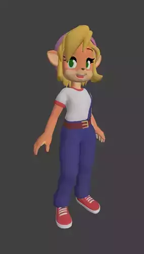 2 models Coco bandicoot and C4 for animation
