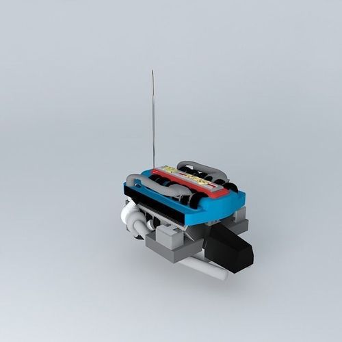 Car engine NEG V12 Free 3D model