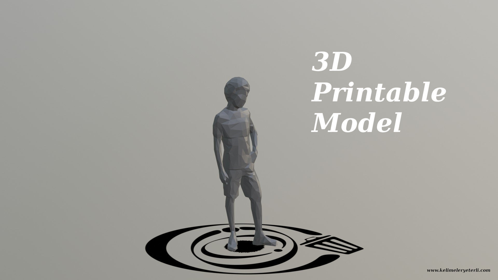 Human 003 LP R Low-poly 3D model_4